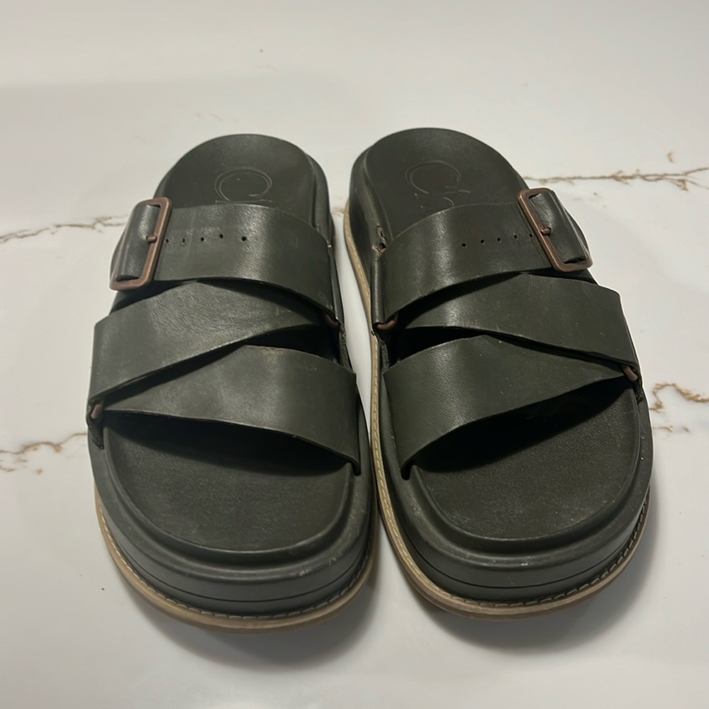 Chaco Townes Slide Midform Olive
